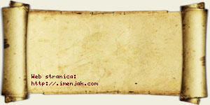 Anđa Mišić vizit kartica